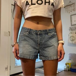 Vintage Bongo low waist denim shorts